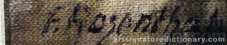 Signature by Fritz Von ROSENTHAL