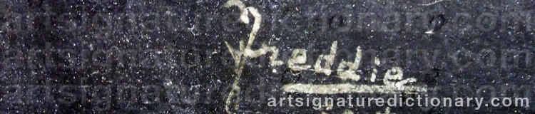 Signature by Wilhelm FREDDIE