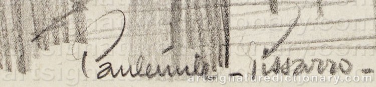 Signature by Paul Emile PISSARRO