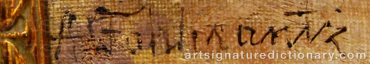 Signature by Axel FAHLCRANTZ