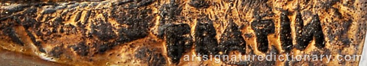 Signature by Christophe FRATIN