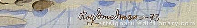 Signature by Rolf SMEDMAN