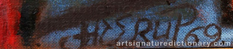 Signature by Henry HEERUP