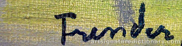 Signature by Helge FRENDER