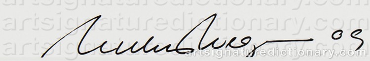Authentic signature by William WEGMAN on Drawing/Graphic/Print artwork