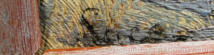 Forged signature of Maximilien LUCE