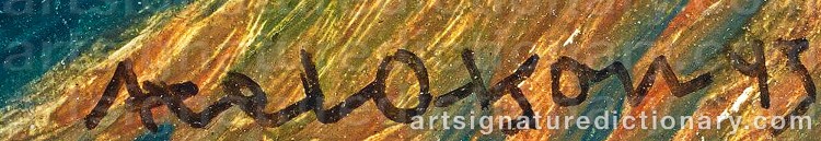 Signature by Axel OLSON