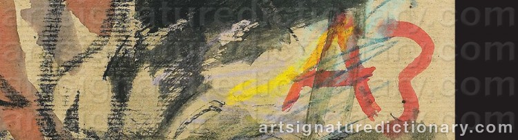 Signature by Anatolii Timofeevich ‘Az’ ZVEREV
