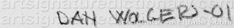 Signature by Dan WOLGERS