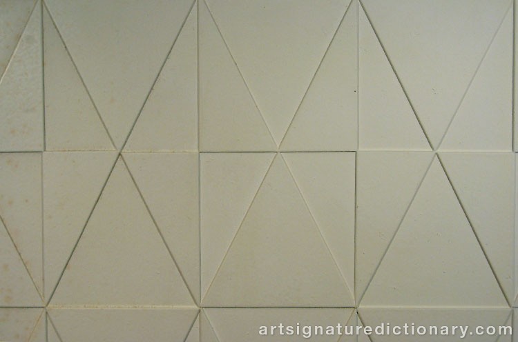 Close-up details showing Jan SCHOONHOVEN signature forgery characteristics