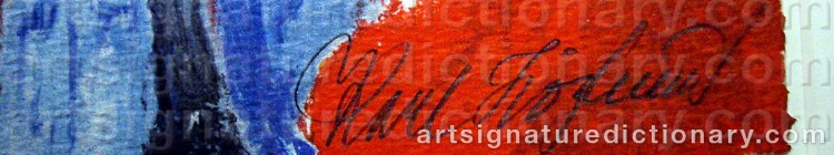 Signature by Karl HÖGLUND