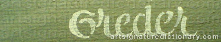Signature by Ulf GREDER