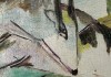 Close-up details showing Franz MARC signature forgery characteristics