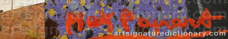 Signature by Max PAPART