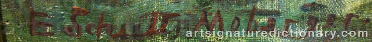 Signature by Elsa SCHULTZ-MOBERGER