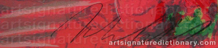 Signature by Julian SCHNABEL