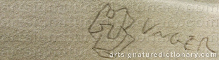 Signature by Henry UNGER