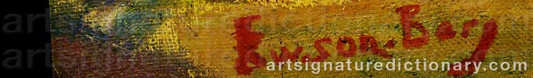 Signature by Folke ‘F W-Son’ WILHELMSSON-BERG