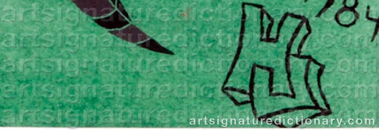 Signature by Henry UNGER