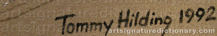 Signature by Tommy HILDING