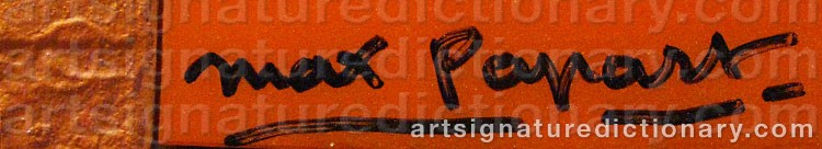 Signature by Max PAPART