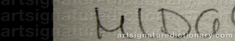 Signature by Marianne LINDBERG DE GEER