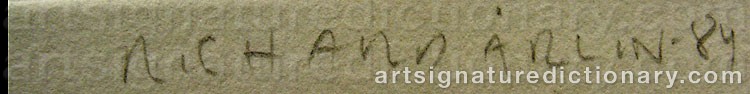 Signature by Richard ÅRLIN