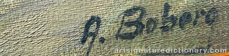 Signature by Anna BOBERG