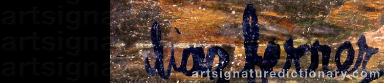 Authentic signature by Jesús DIAZ FERRER on  artwork