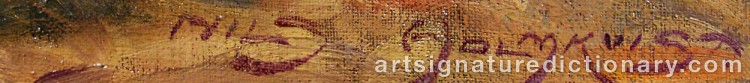 Signature by Nils HOLMQVIST