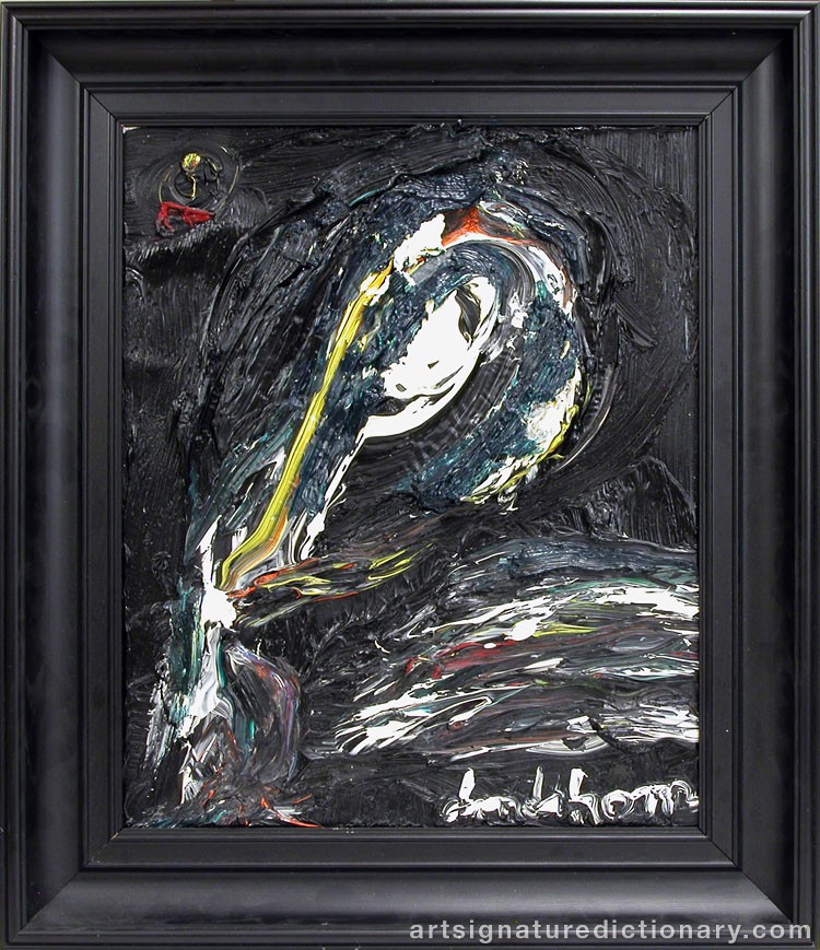 Close-up details showing Bengt LINDSTRÖM signature forgery characteristics