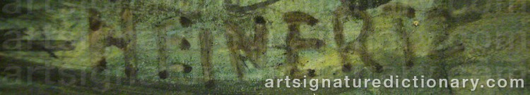 Signature by Erik HEINERTZ
