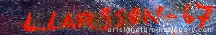 Signature by Lennart LARSSON