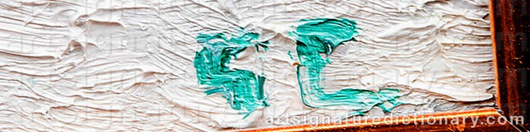 Authentic signature by Georg ENGESTRÖM on Painting/Watercolour artwork