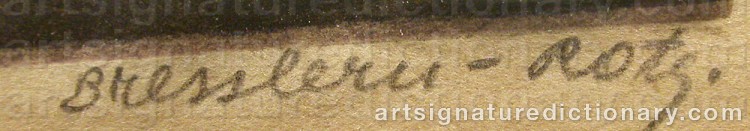 Signature by Norbertine Von BRESSLERN-ROTH
