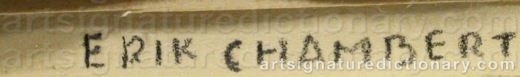 Signature by Erik CHAMBERT