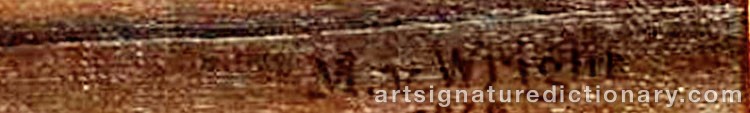 Signature by Magnus Von WRIGHT