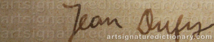 Signature by Jean DUFY