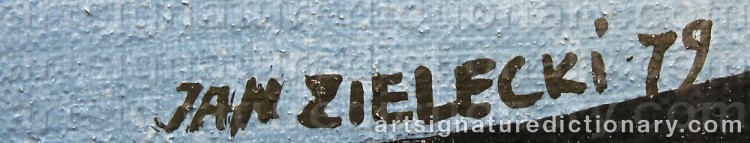 Signature by Jan ZIELECKI