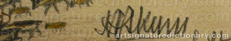 Signature by Nils Nilsson (Sami Artist) SKUM