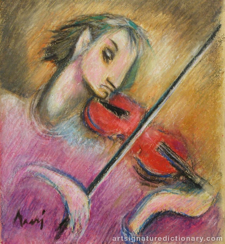 Close-up details showing Elvi MAARNI signature forgery characteristics