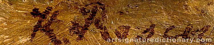 Signature by Karl Ioganovich ROSEN