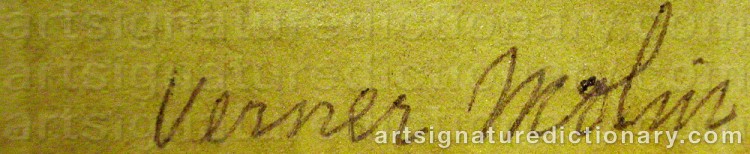 Signature by Verner MOLIN