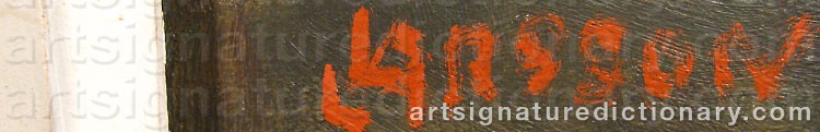 Signature by Lennart LARSSON