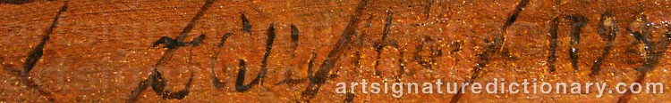 Signature by Pehr HILLESTRÖM