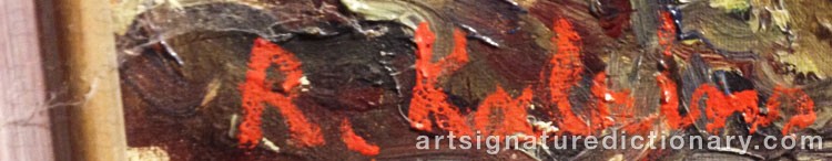 Signature by Reinhold KALNINS