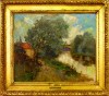 Close-up details showing Alfred SISLEY signature forgery characteristics