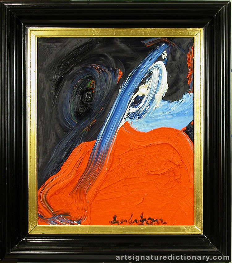 Close-up details showing Bengt LINDSTRÖM signature forgery characteristics