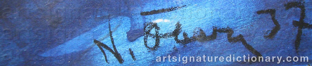 Signature by Nils ÖBERG