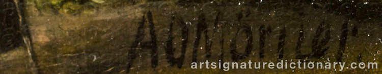 Signature by Axel Otto MÖRNER
